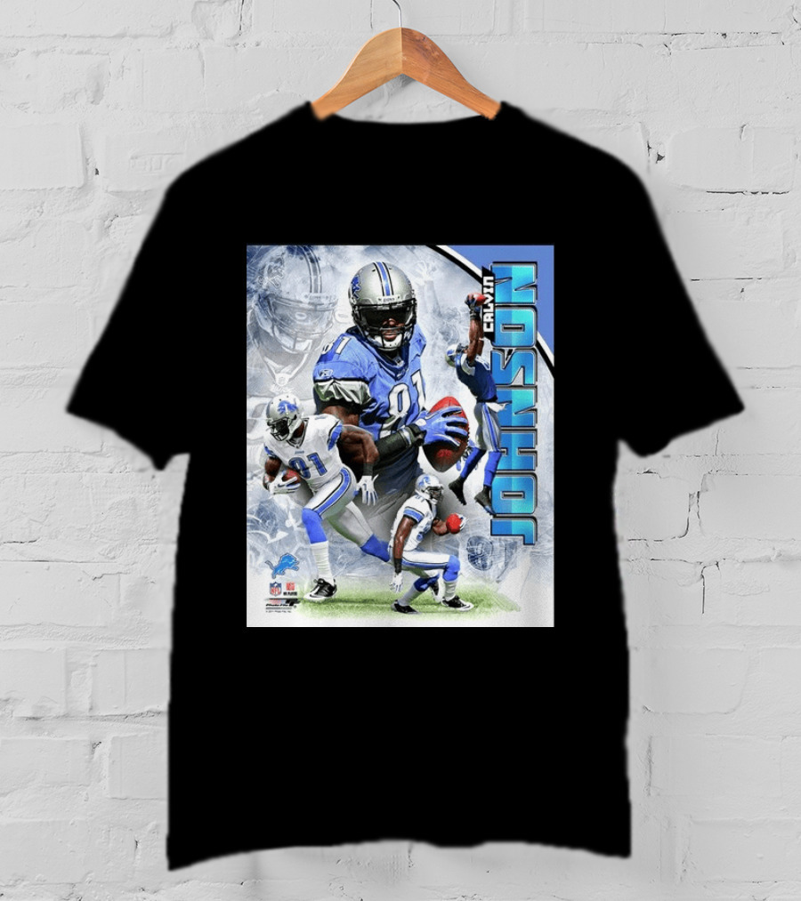 Calvin Johnson Detroit Lions NFL Football Superstar T-Shirt