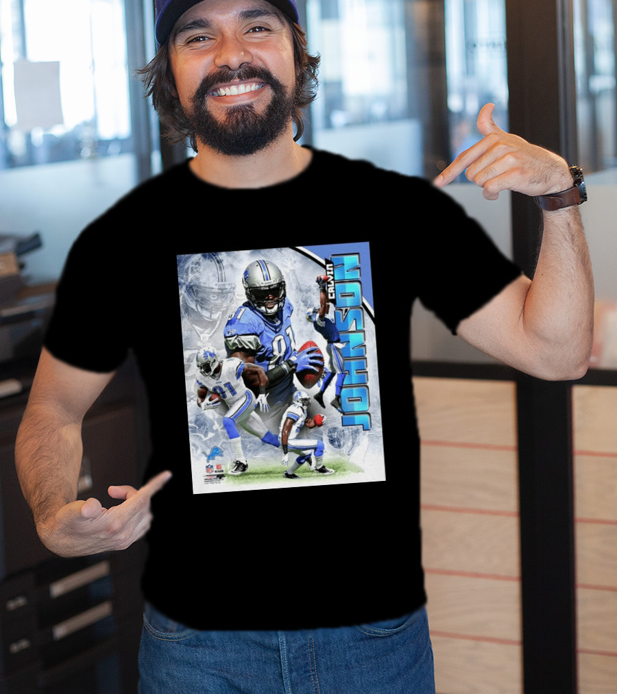 Calvin Johnson Detroit Lions NFL Football Superstar T-Shirt