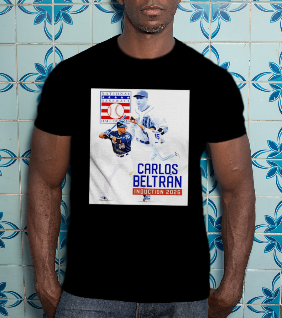 Carlos Beltran National Baseball Hall Of Fame Induction 2026 T-Shirt