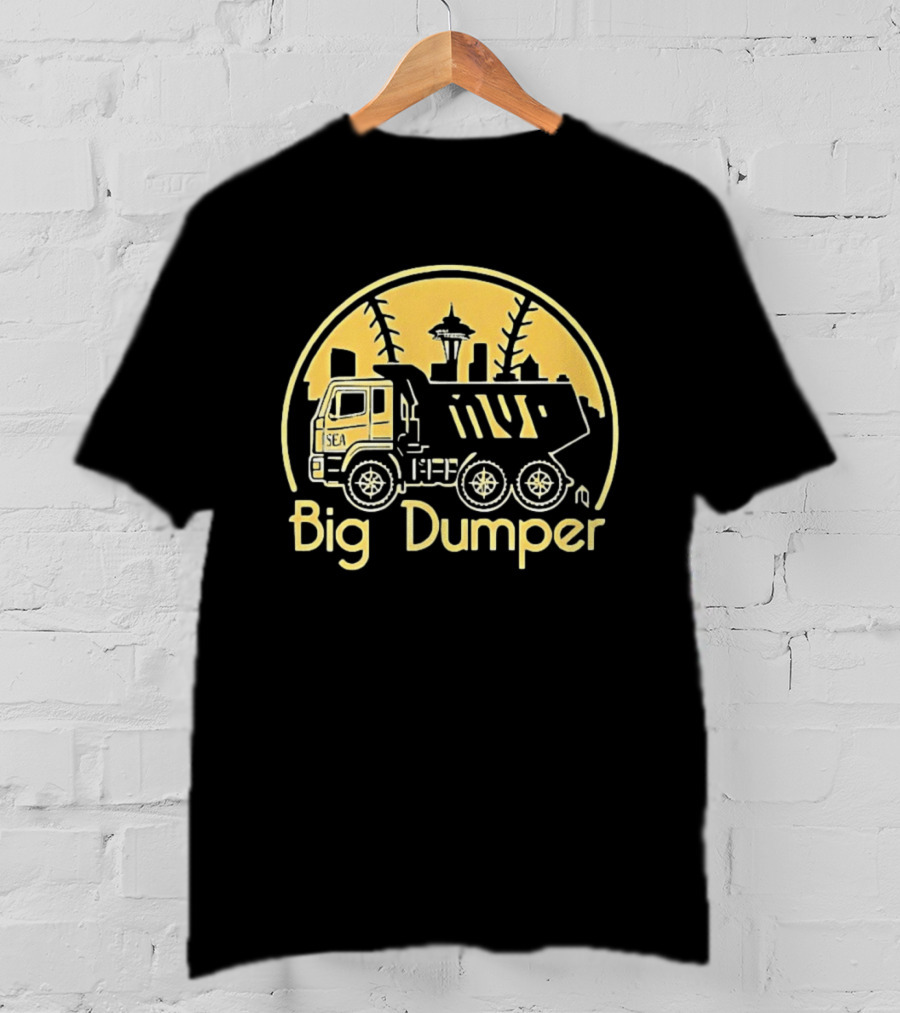Big Dumper Cal Raleigh Seattle Skyline Truck Mvp T-Shirt