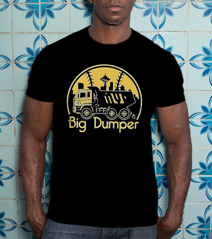 Big Dumper Cal Raleigh Seattle Skyline Truck Mvp T-Shirt