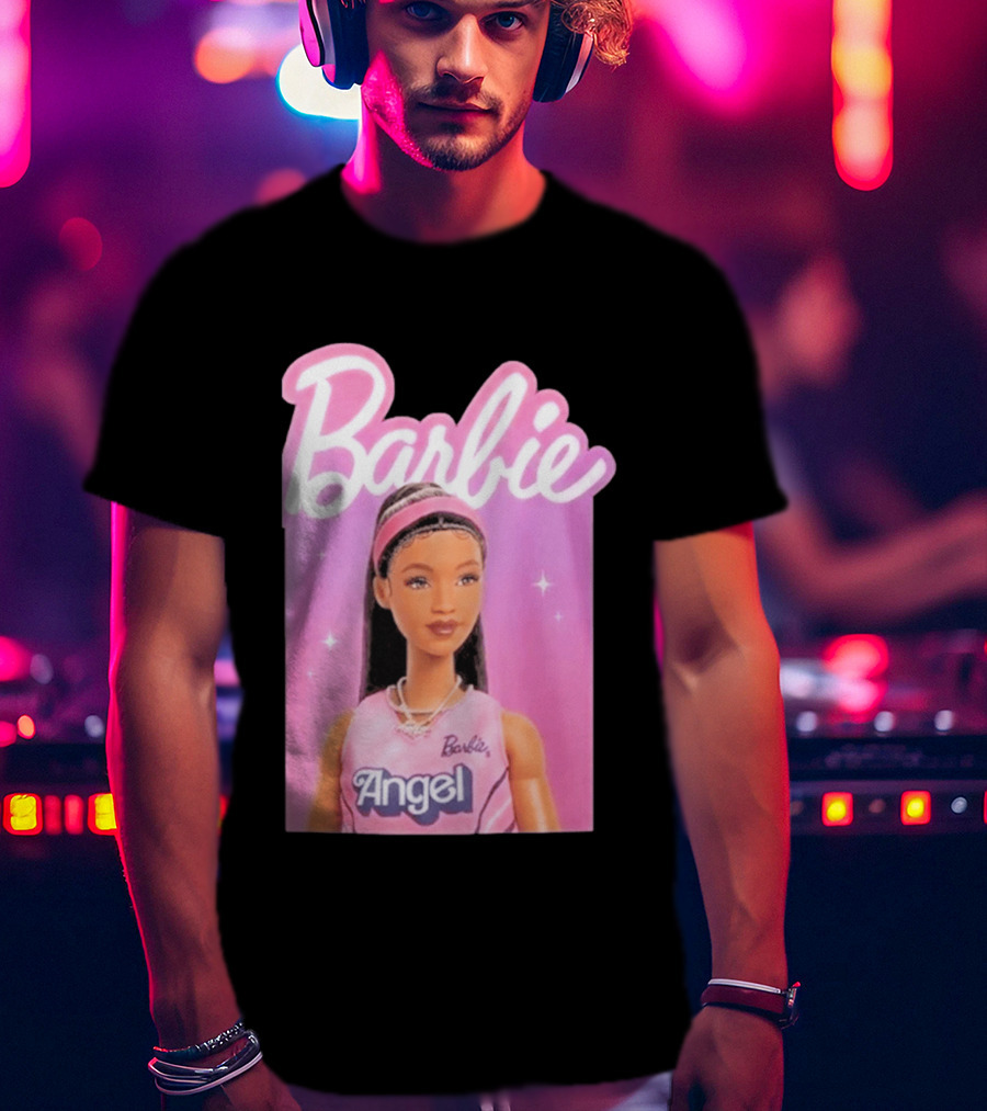 Barbie Angel Basketball Doll T-Shirt