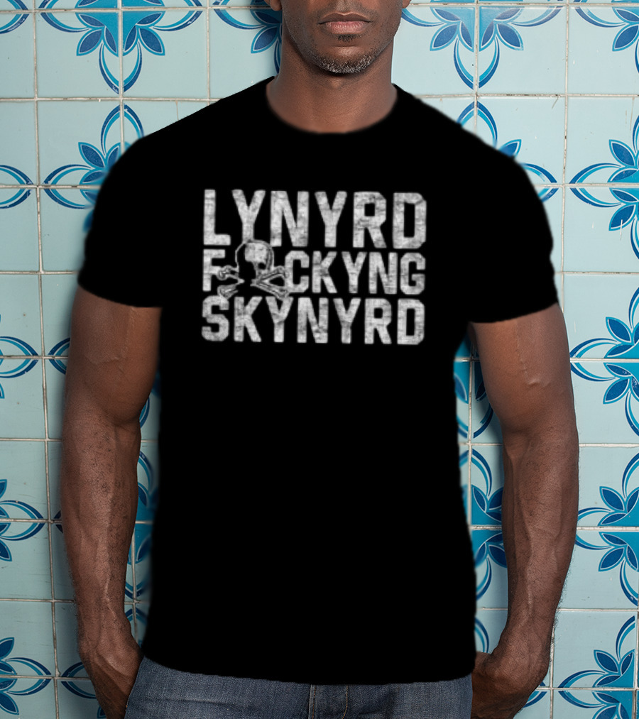 Lynyrd F*cking Skynyrd Lfs Black Football T-Shirt