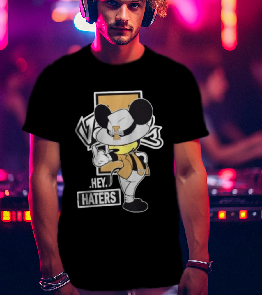 Idaho Vandals Football Mickey Hey Haters T-Shirt
