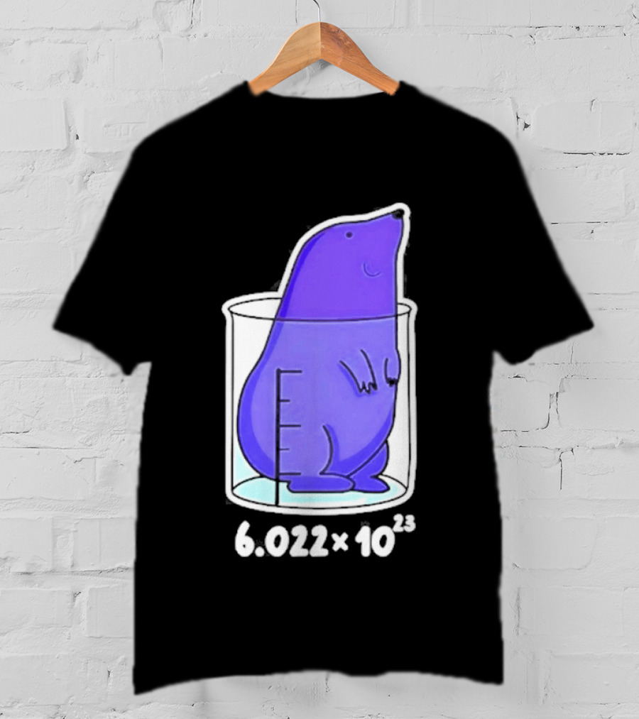 Mole 6.022 X 10²³ Avogadro Chemistry Beaker T-Shirt