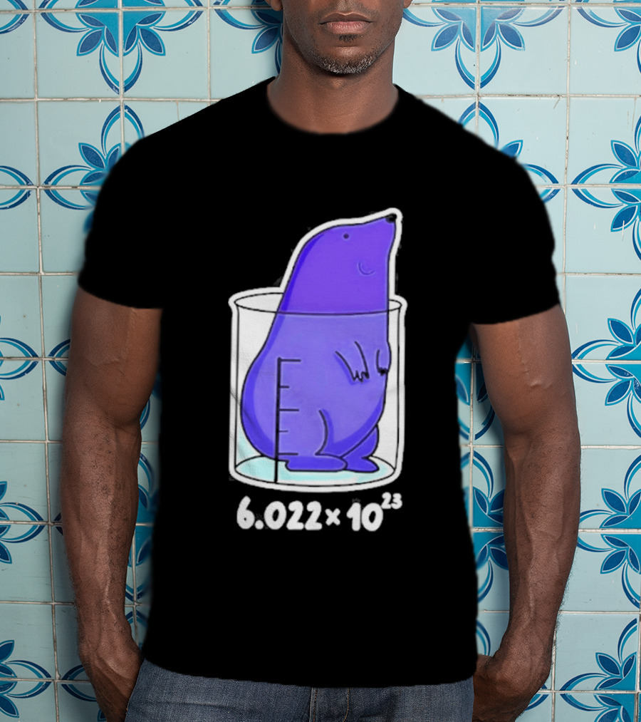 Mole 6.022 X 10²³ Avogadro Chemistry Beaker T-Shirt