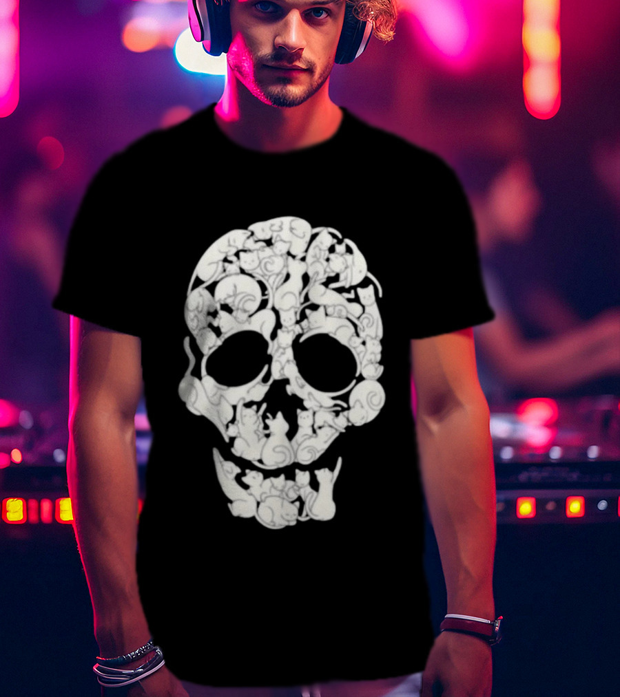 Original Cats Skull Tobe Fonseca Kittens T-Shirt