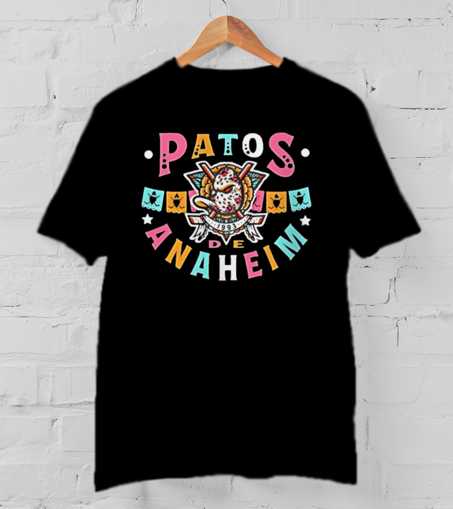 Patos De Anaheim 1993 Hockey T-Shirt