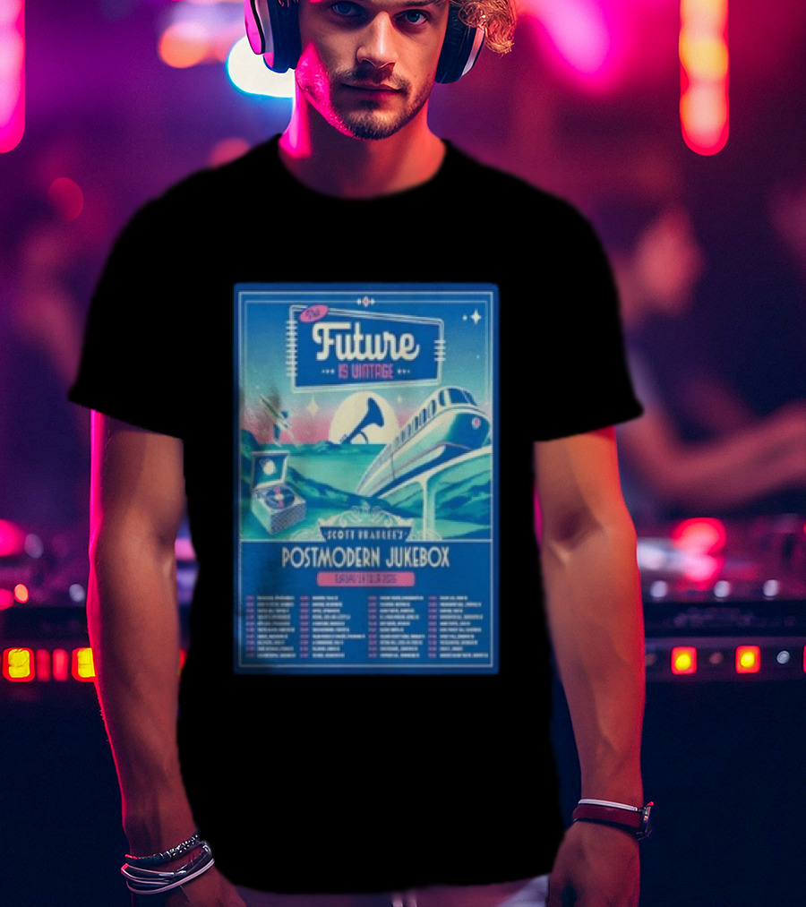 Future Is Vintage Scott Bradlee's Postmodern Jukebox Europe UK Tour 2026 T-Shirt