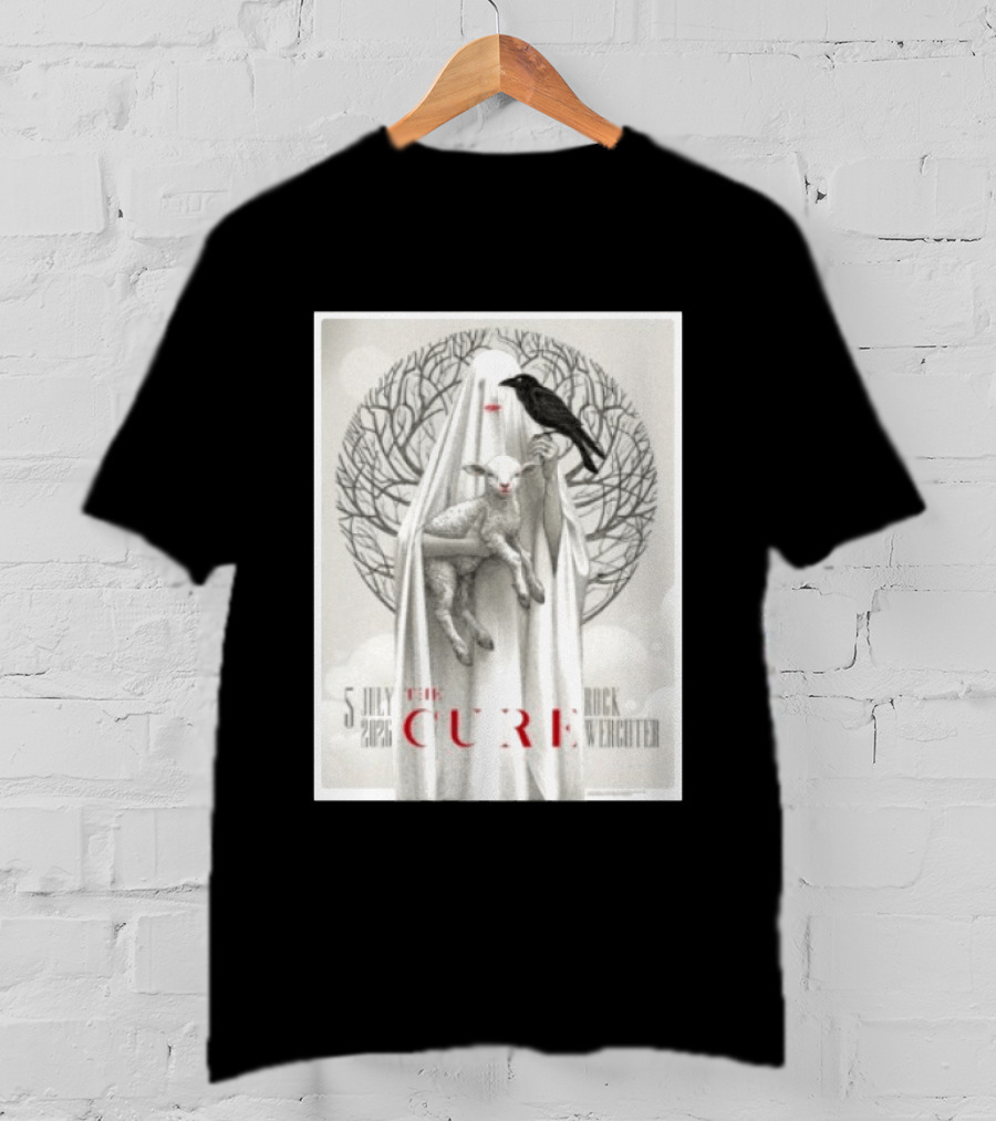 5 July 2026 The Cure Rock Werchter Raven And Lamb T-Shirt