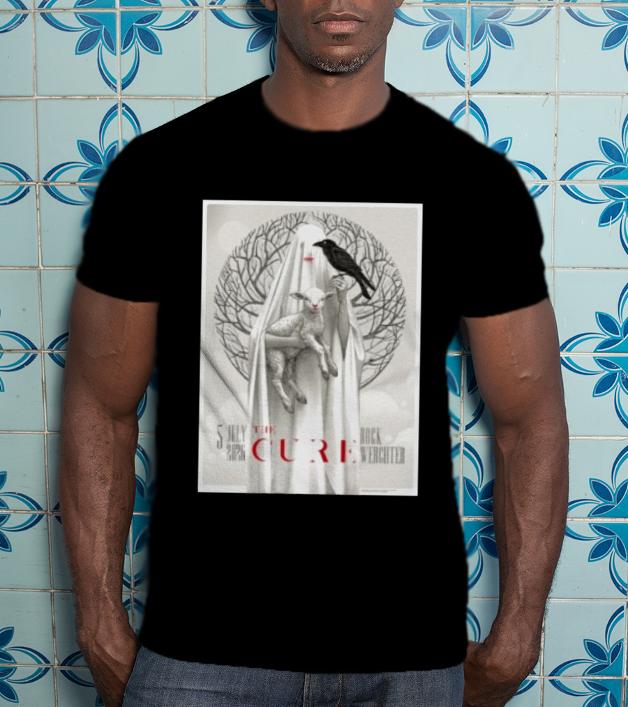 5 July 2026 The Cure Rock Werchter Raven And Lamb T-Shirt