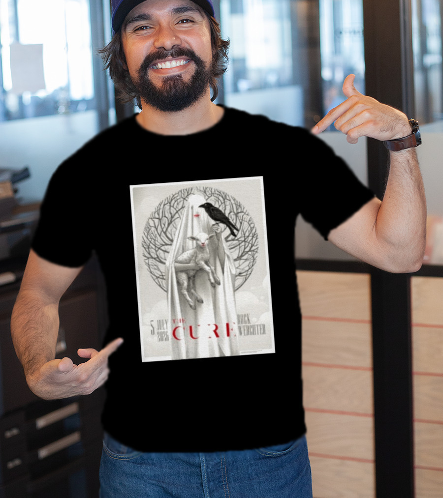 5 July 2026 The Cure Rock Werchter Raven And Lamb T-Shirt