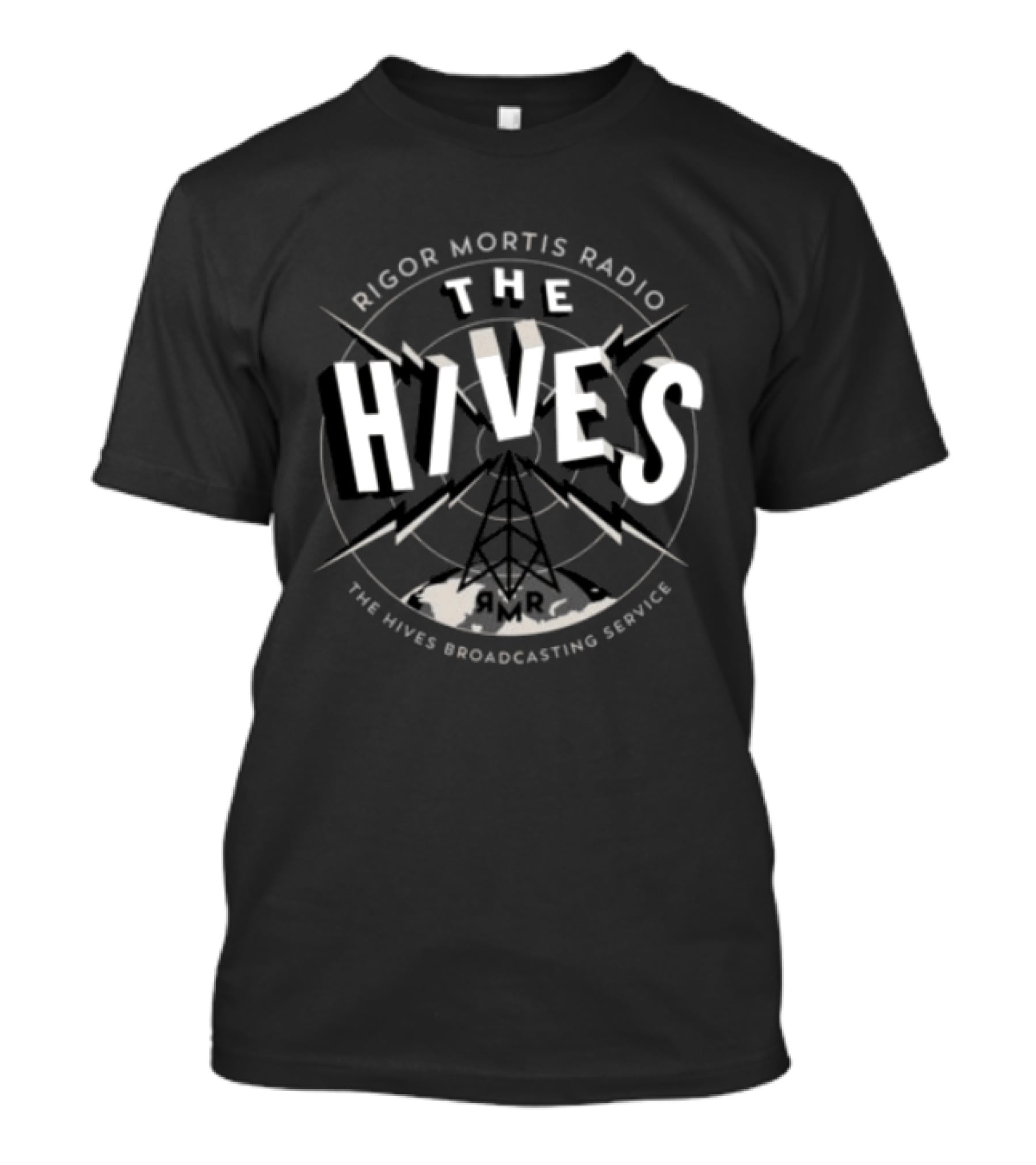 Rigor Mortis Radio The Hives Broadcasting Service RMR T-Shirt