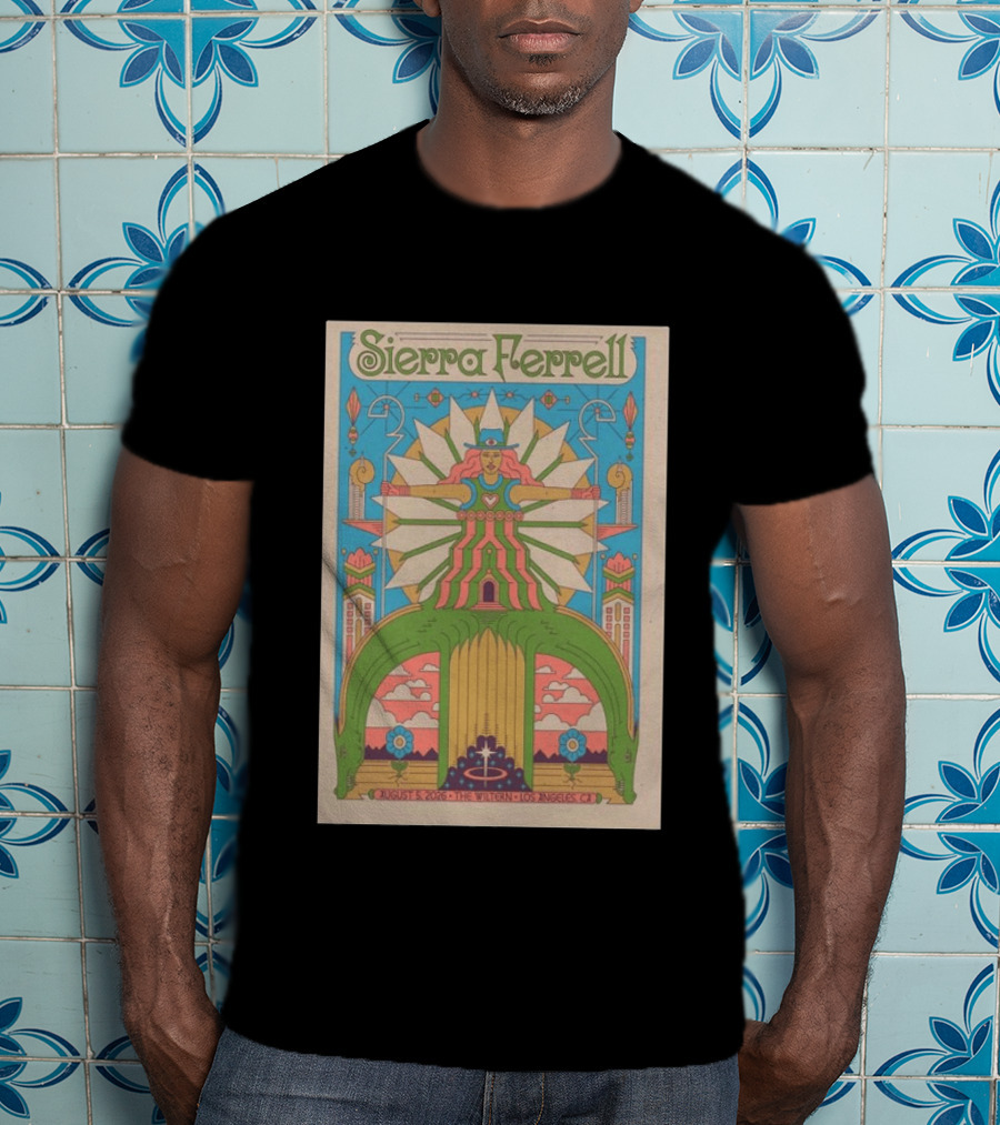 Sierra Ferrell August 5 2026 The Wiltern Los Angeles CA Psychedelic T-Shirt