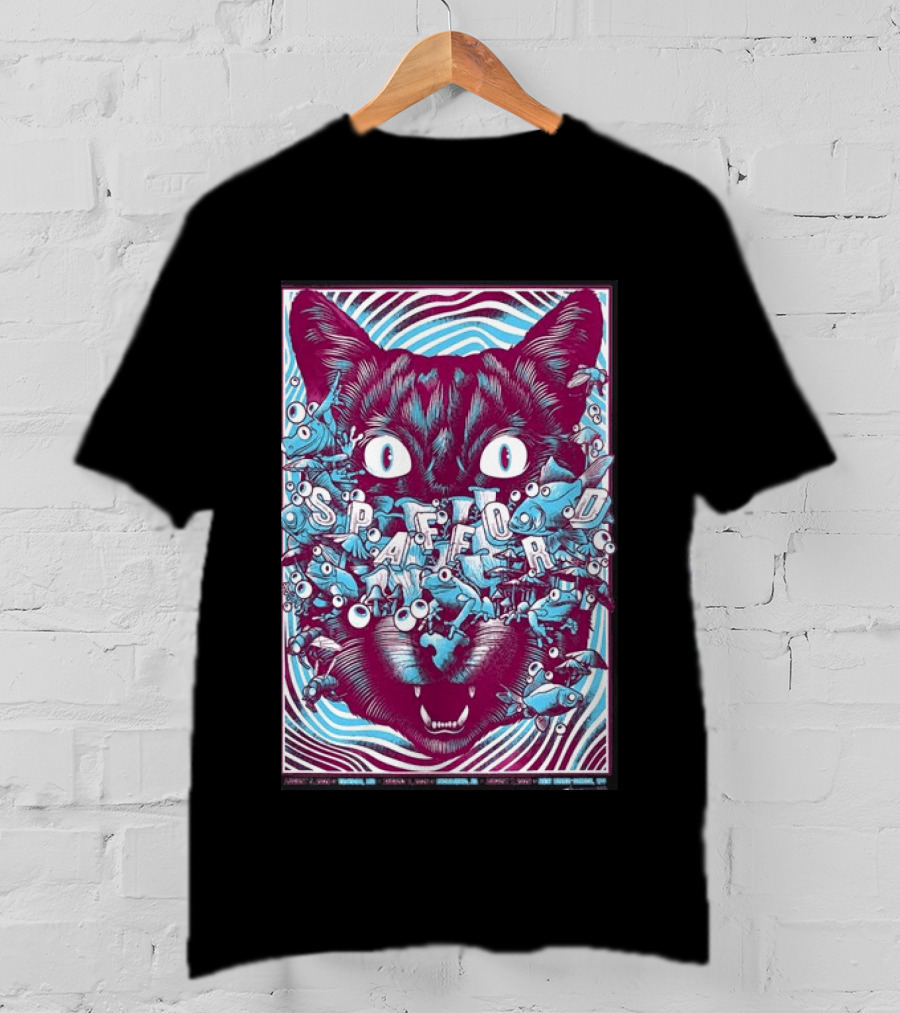 Spafford Richmond Virginia Tour Aug 6 2026 Cat Eyes And Fish T-Shirt
