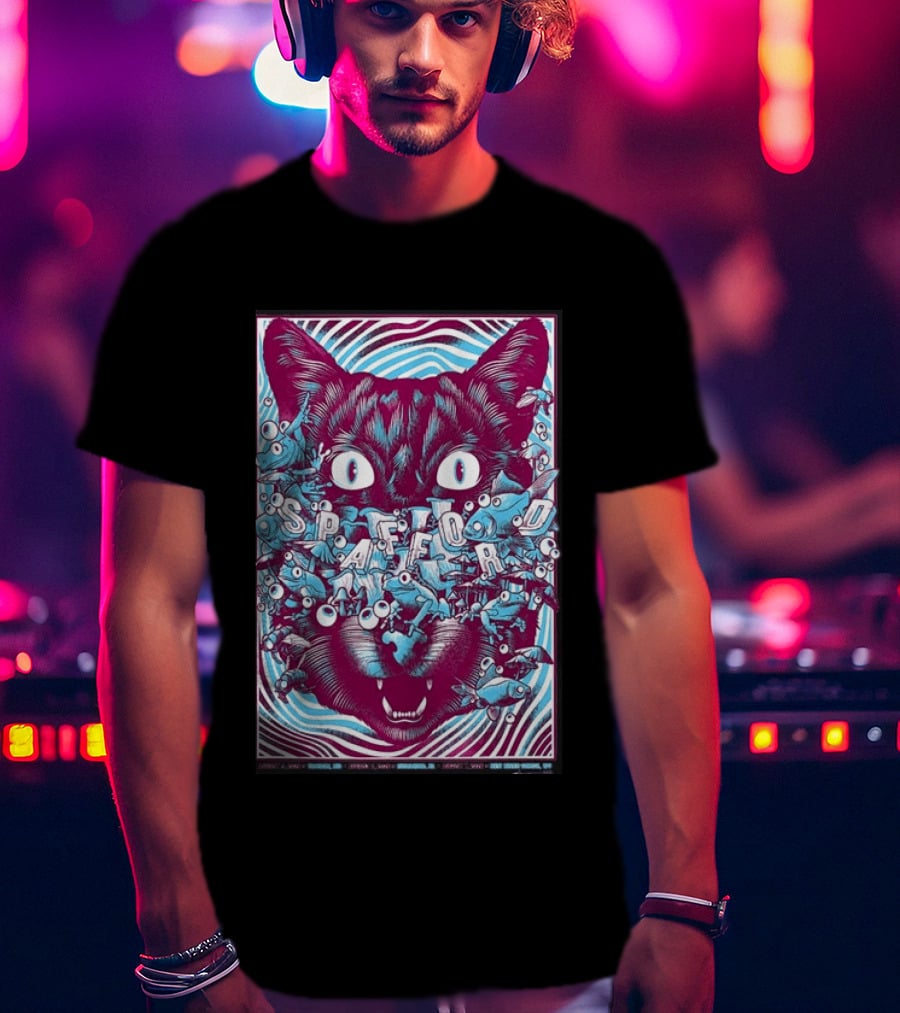 Spafford Richmond Virginia Tour Aug 6 2026 Cat Eyes And Fish T-Shirt