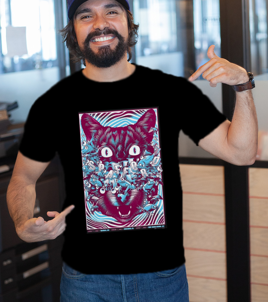 Spafford Richmond Virginia Tour Aug 6 2026 Cat Eyes And Fish T-Shirt