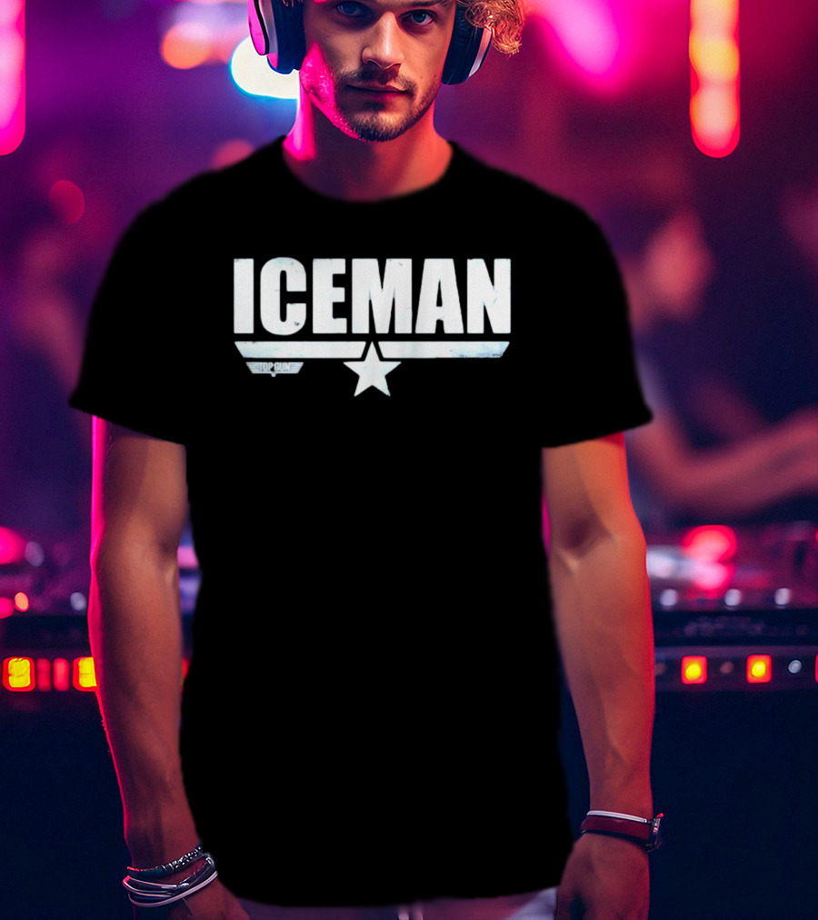 Top Gun Iceman Caleb Williams Chicago Bears T-Shirt