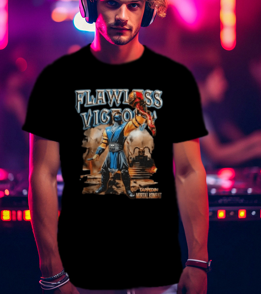 Flawless Victory Subzero Tappedin Mortal Kombat T-Shirt