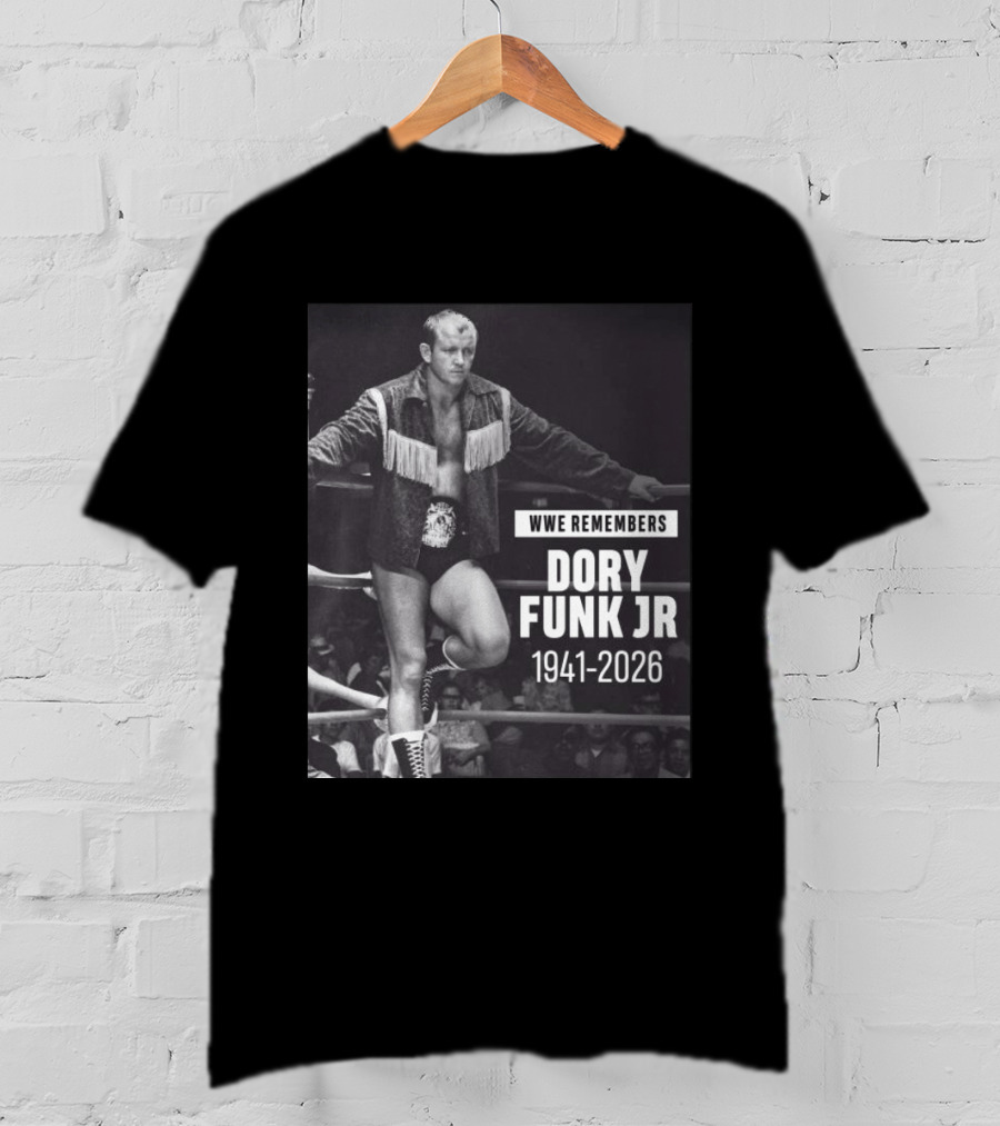 WWE Remembers Dory Funk Jr 1941 2026 T-Shirt