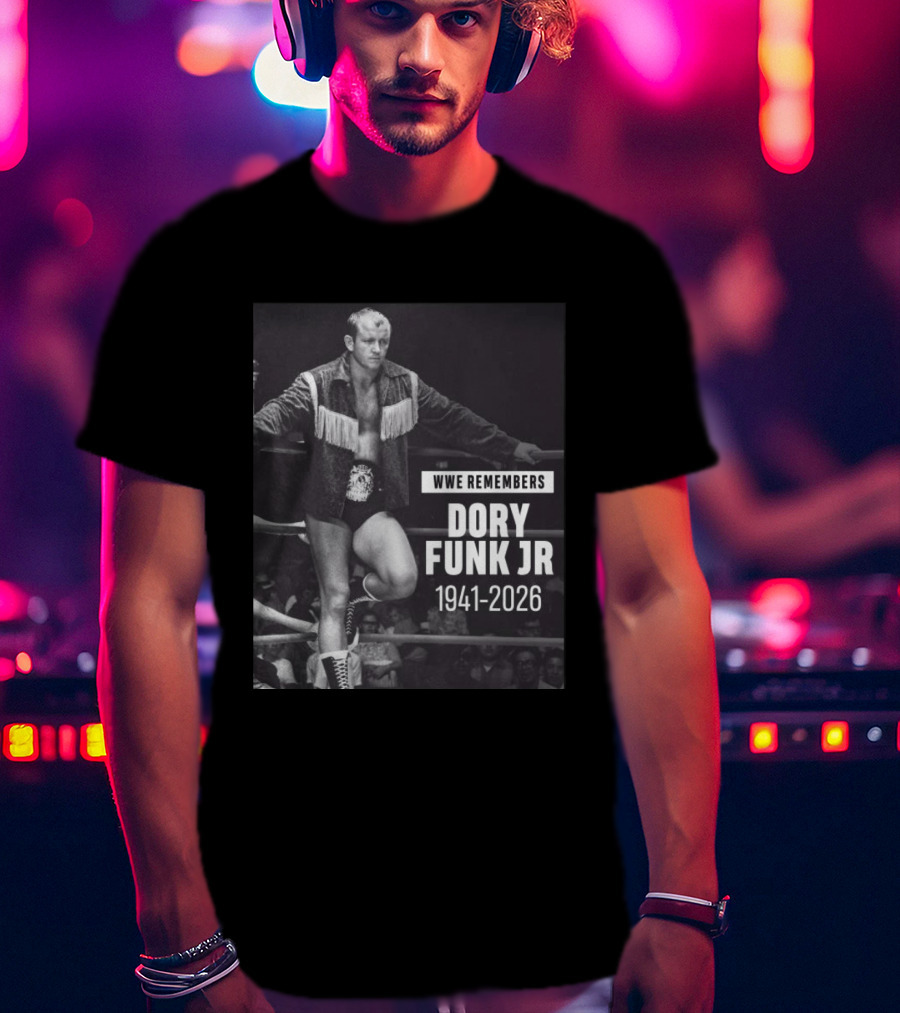 WWE Remembers Dory Funk Jr 1941 2026 T-Shirt