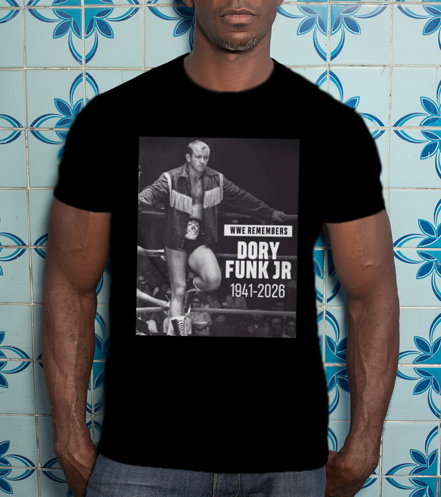 WWE Remembers Dory Funk Jr 1941 2026 T-Shirt