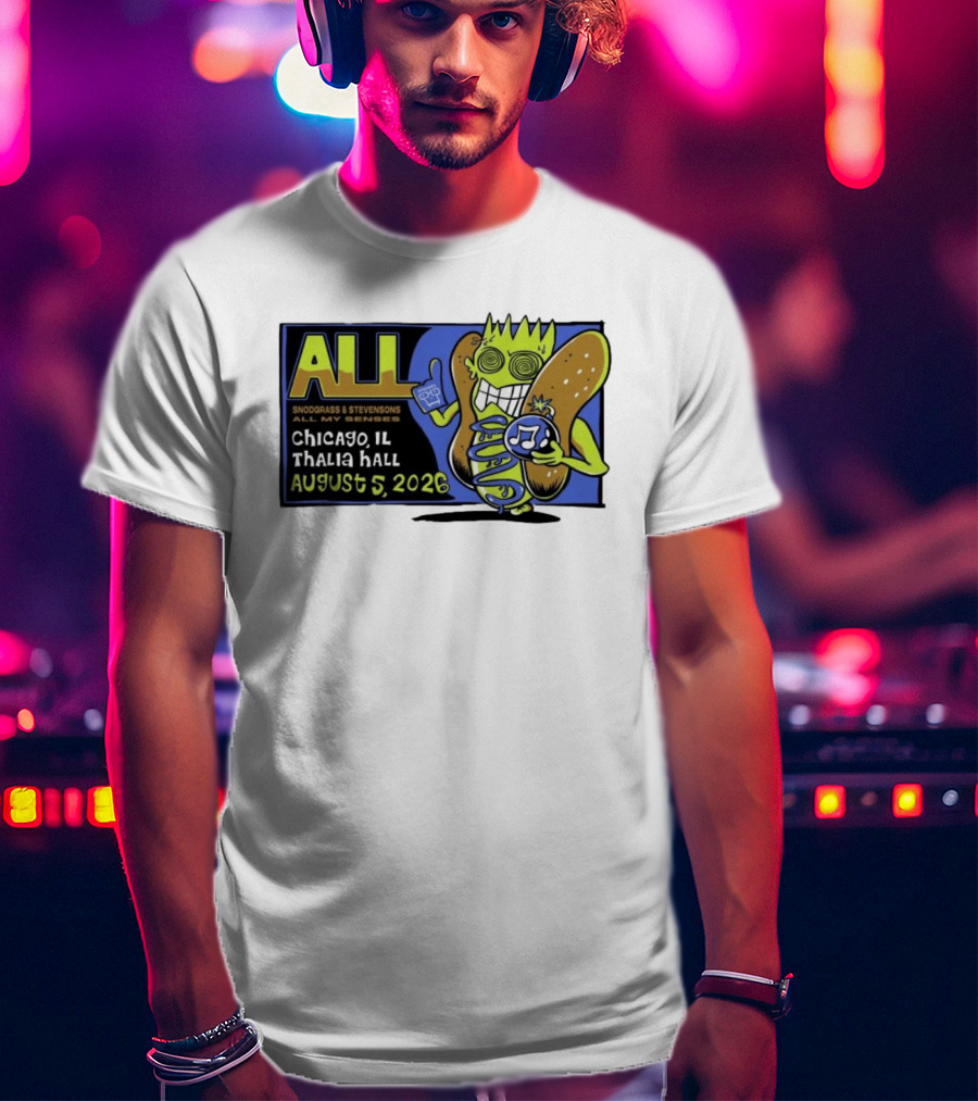 ALL Snodgrass Stevensons Chicago Thalia Hall August 5 2026 T-Shirt