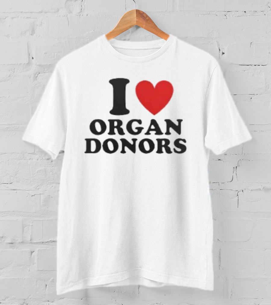 Buffalo Sabres I Love Organ Donors White T-Shirt