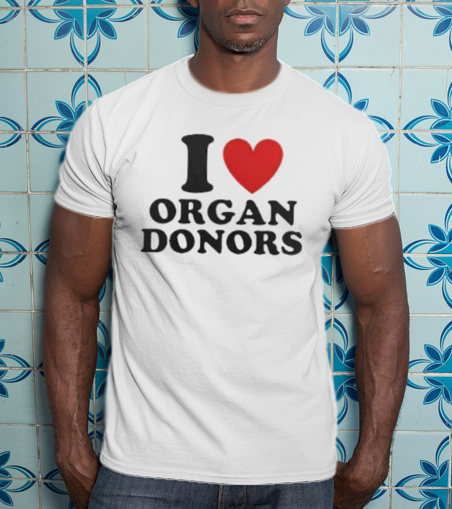 Buffalo Sabres I Love Organ Donors White T-Shirt