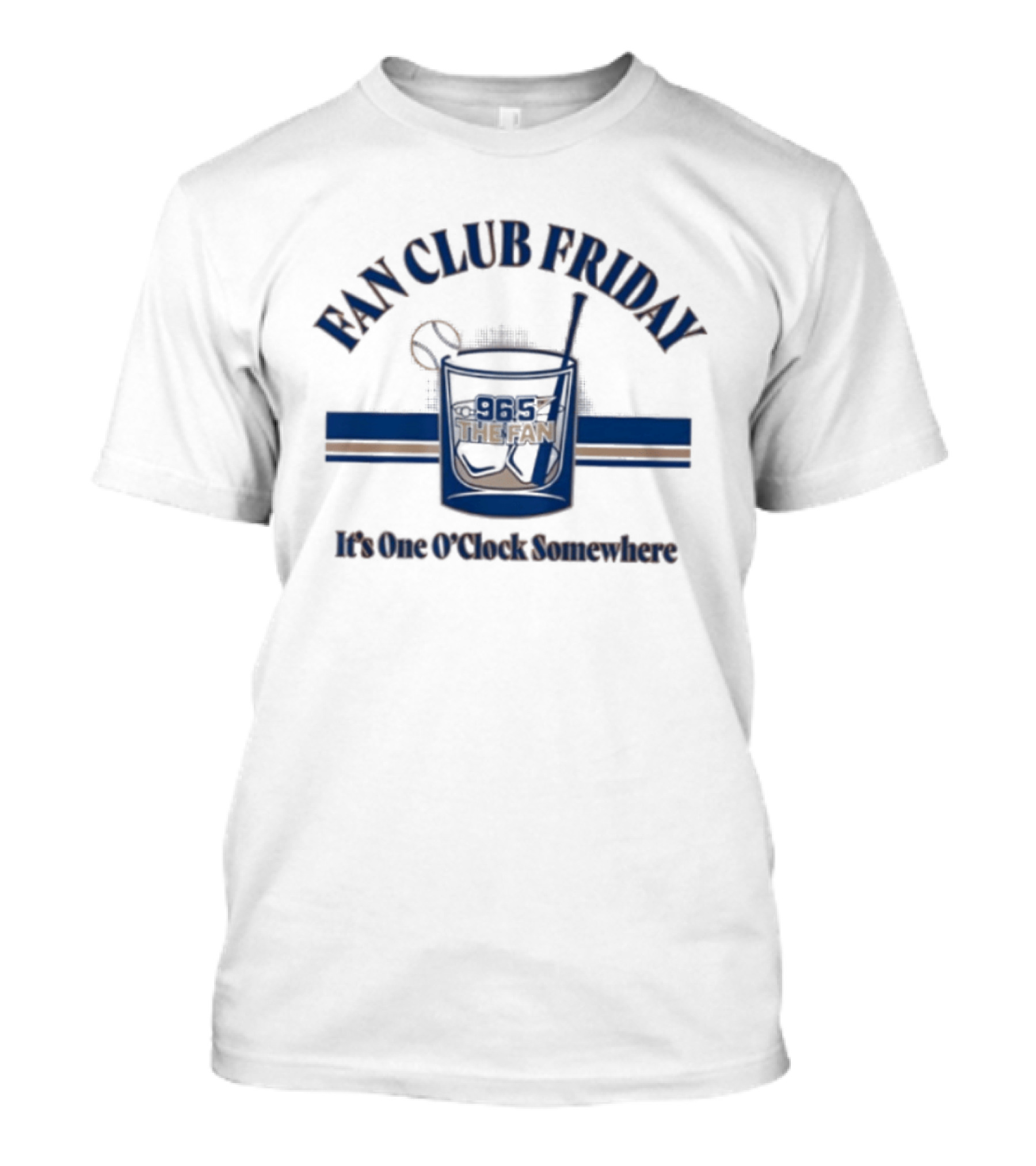 Fan Club Friday 96 Sports It's 5 O' Somewhere T-Shirt
