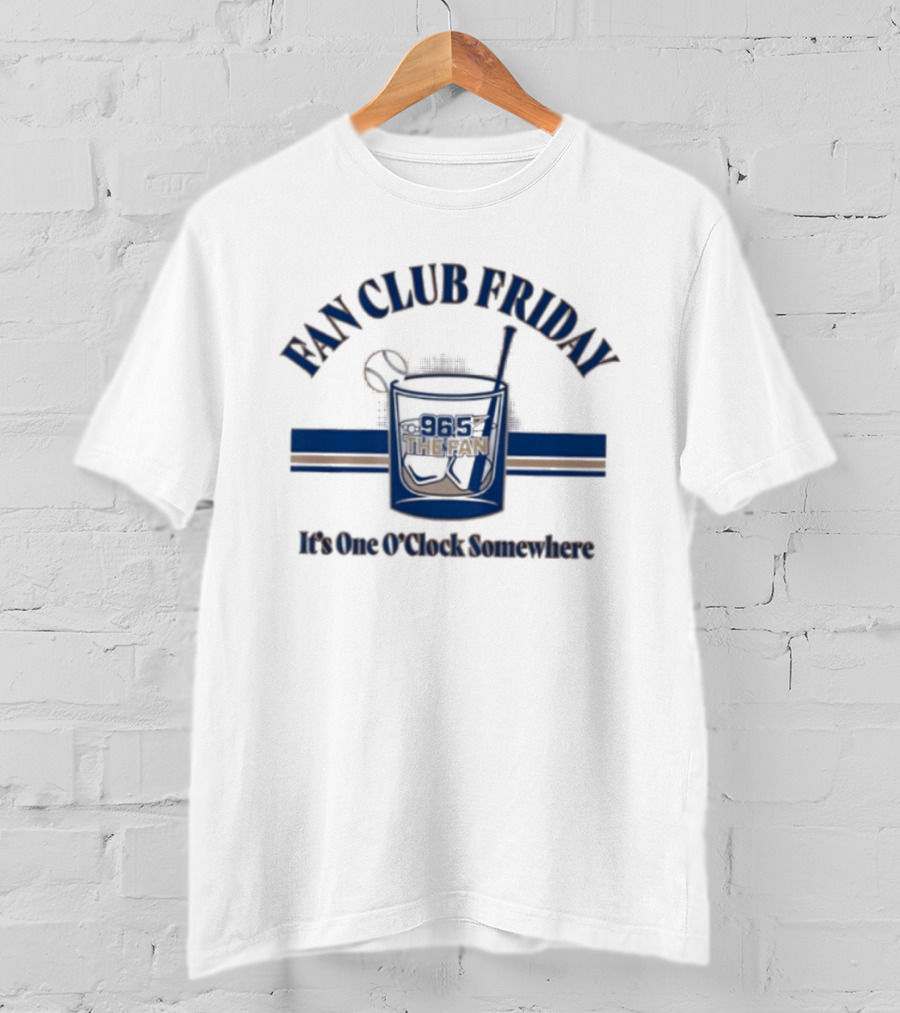 Fan Club Friday 96 Sports It's 5 O' Somewhere T-Shirt