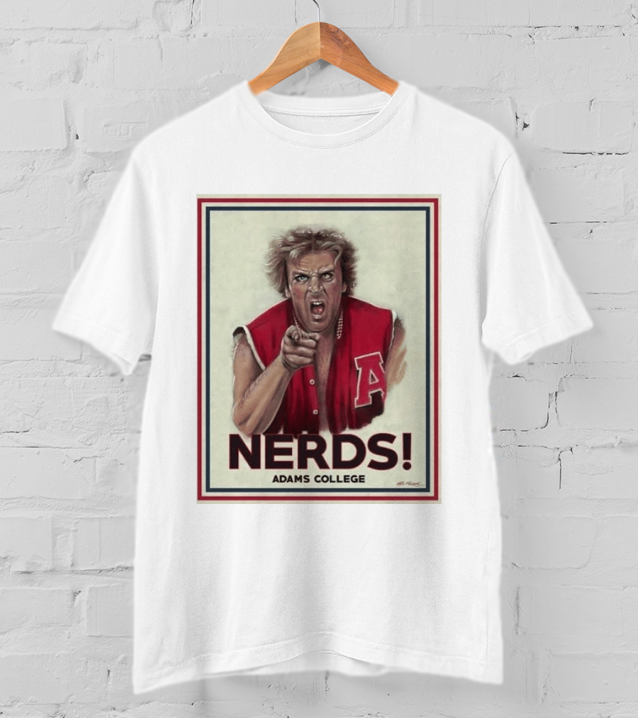 Adams College Nerds Remembering Donald Gibb 1954 2026 T-Shirt
