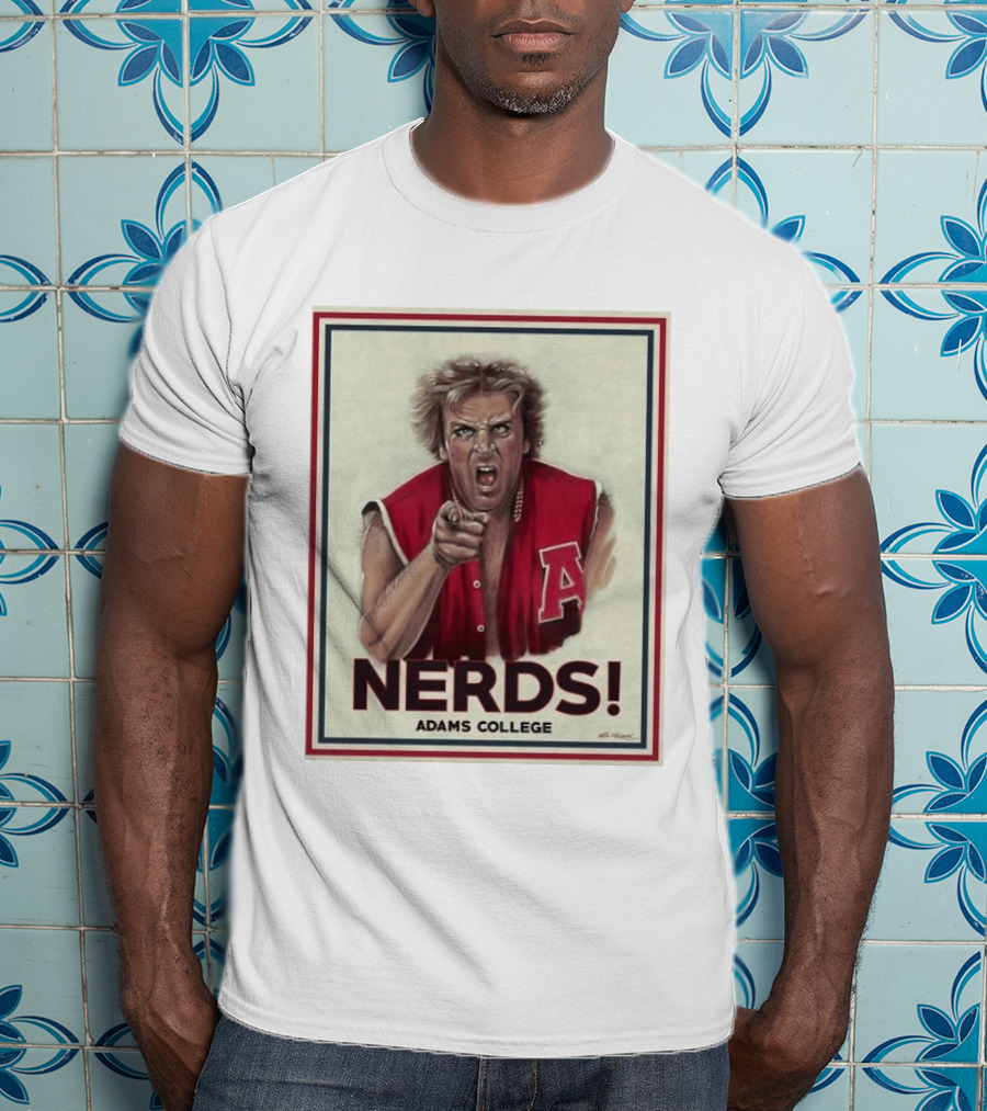 Adams College Nerds Remembering Donald Gibb 1954 2026 T-Shirt