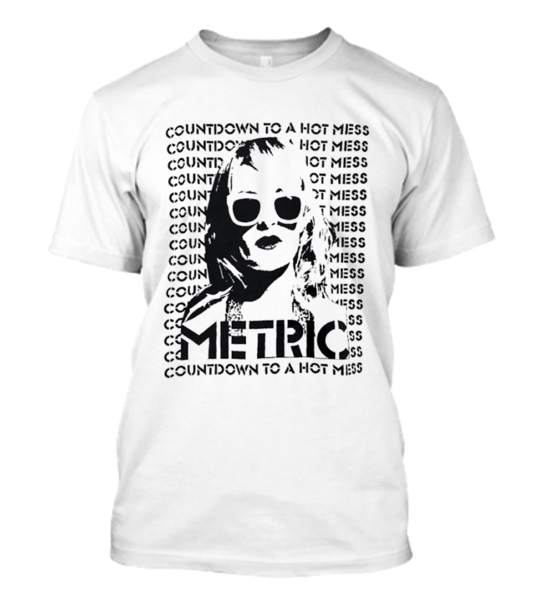 Metric Countdown To A Hot Mess Emily Haines T-Shirt