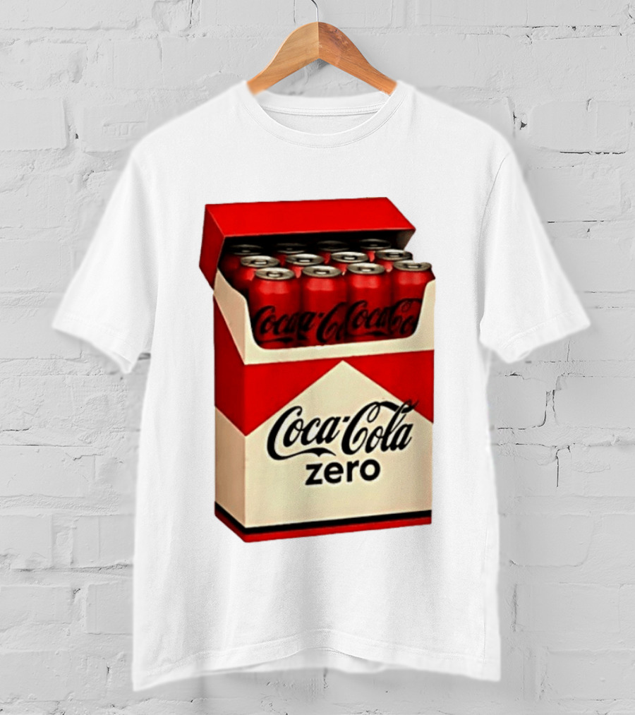 Coca Cola Zero Take The Edge Off Red Box Cans T-Shirt