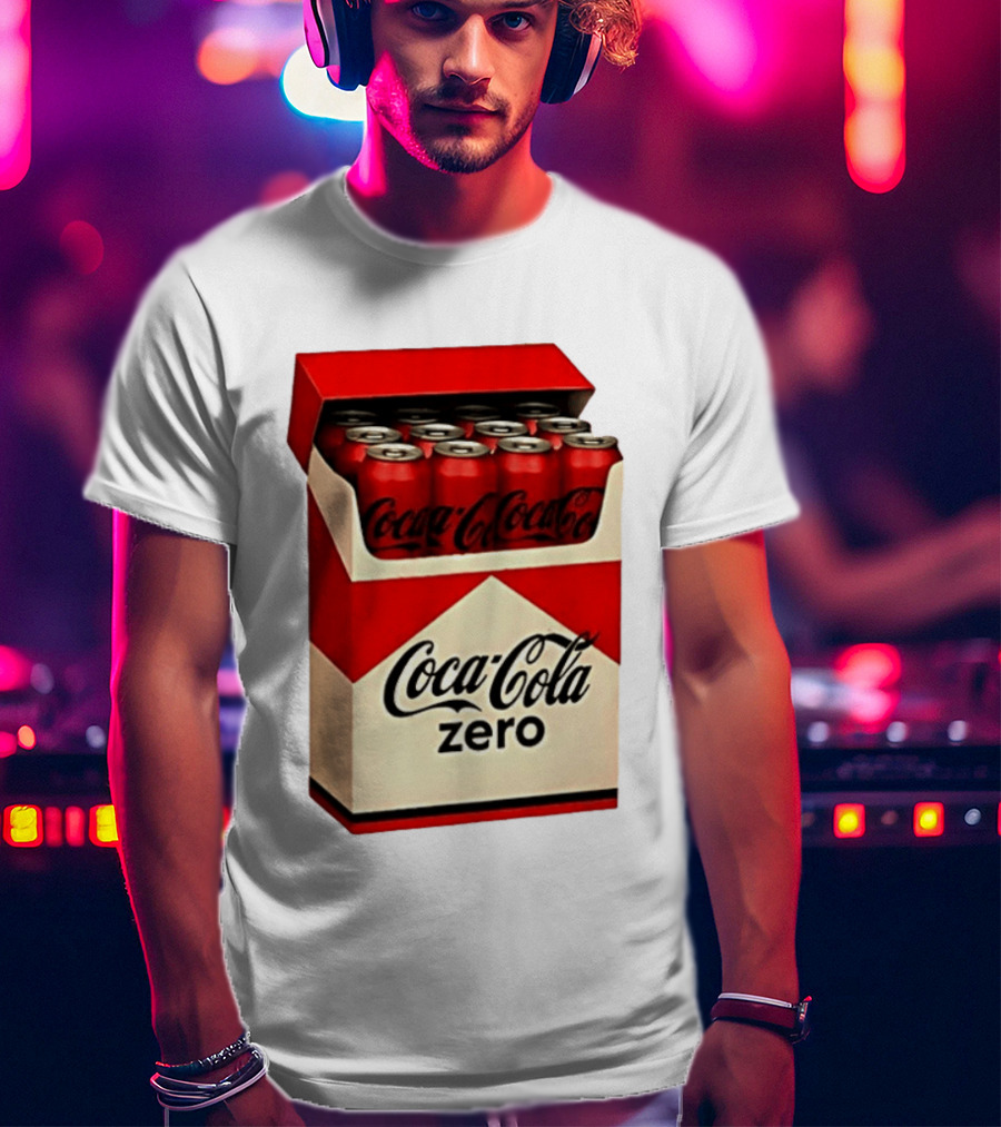 Coca Cola Zero Take The Edge Off Red Box Cans T-Shirt