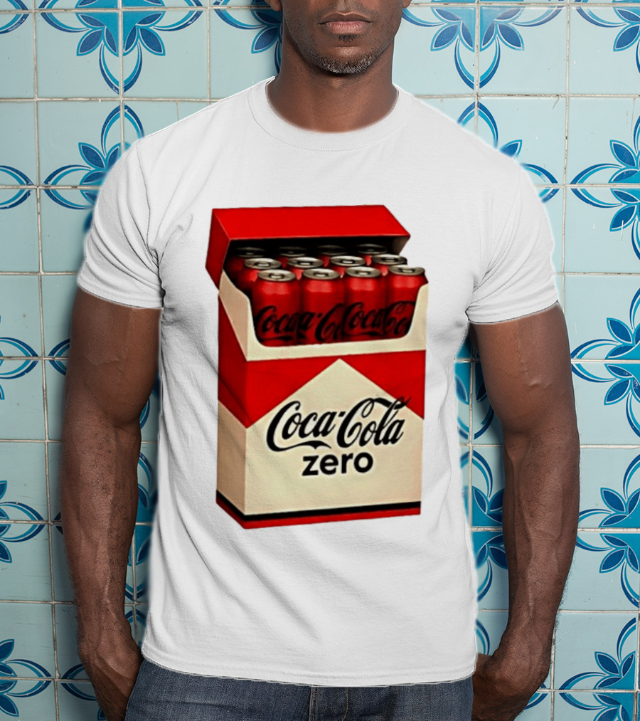Coca Cola Zero Take The Edge Off Red Box Cans T-Shirt