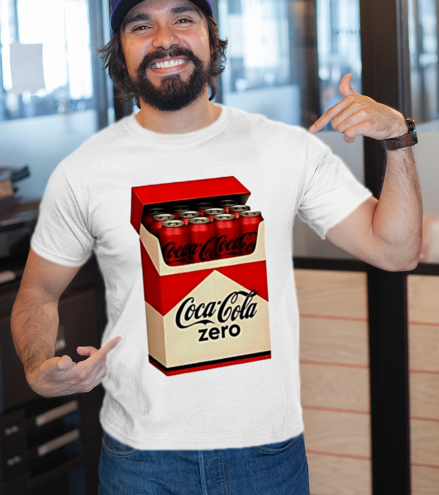 Coca Cola Zero Take The Edge Off Red Box Cans T-Shirt