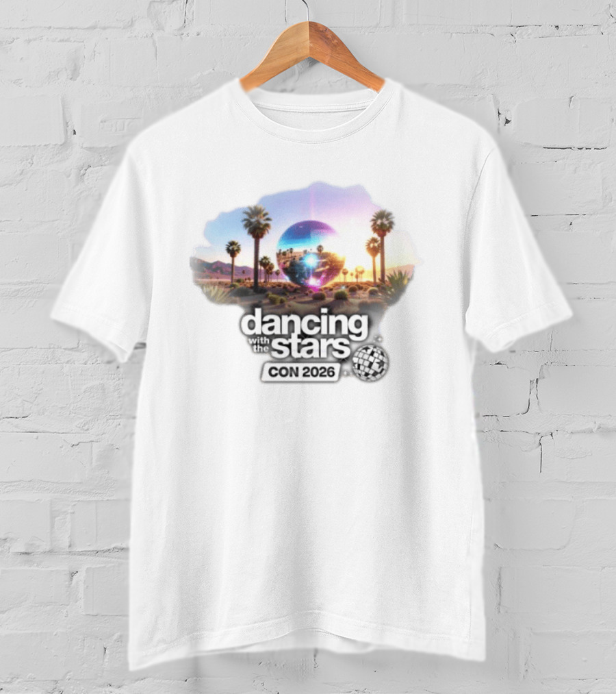 Dancing With The Stars Con 2026 Disco Desert Palm Oasis T-Shirt