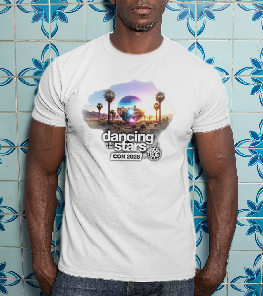 Dancing With The Stars Con 2026 Disco Desert Palm Oasis T-Shirt