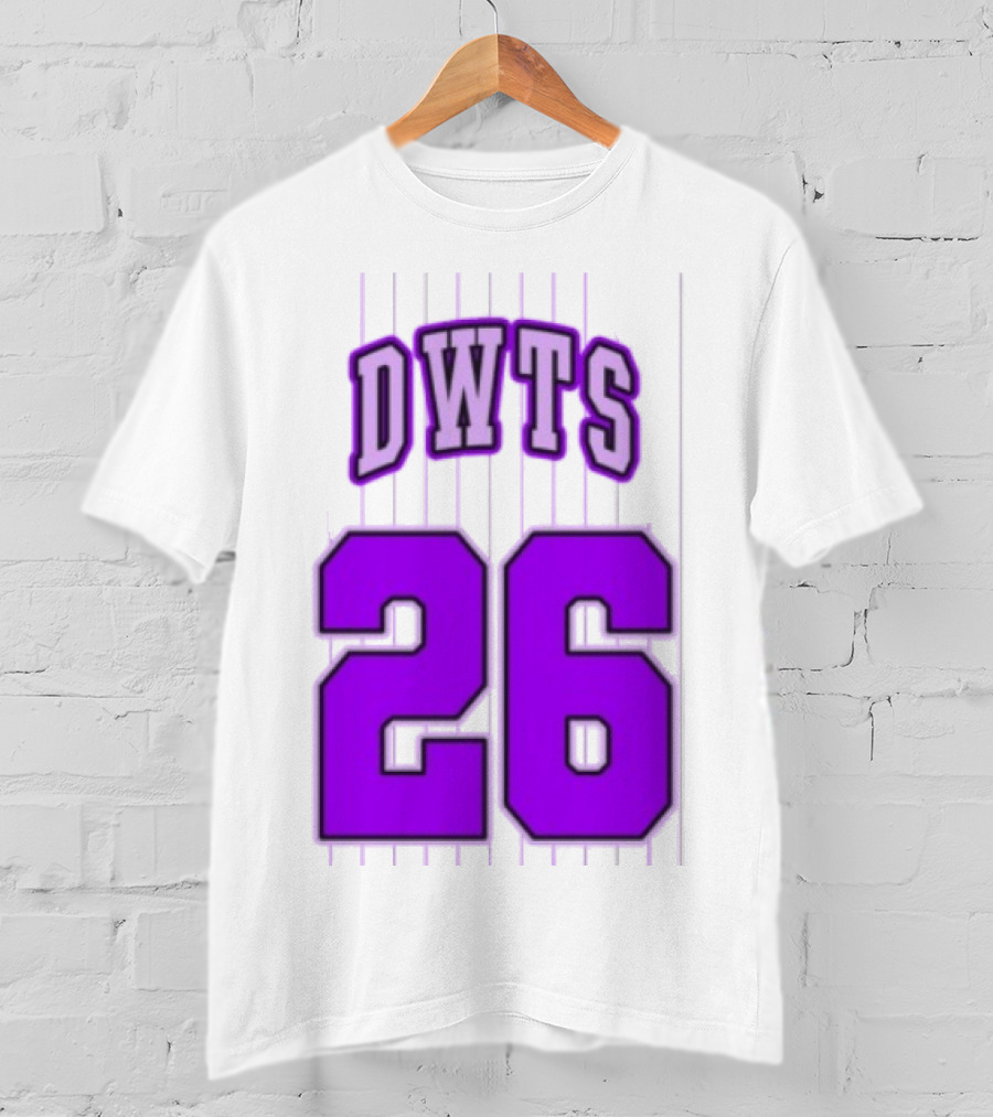 Dancing With The Stars DWTS Glitter Games 26 Jersey T-Shirt