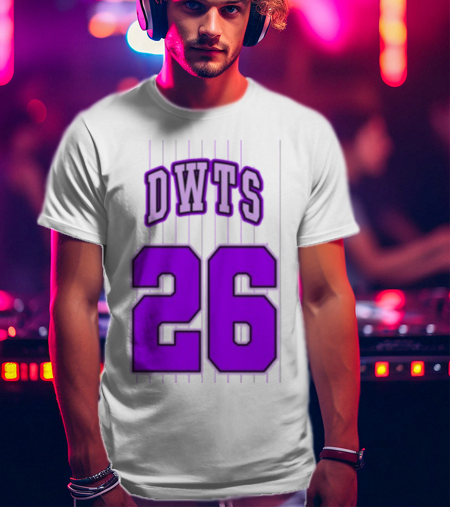 Dancing With The Stars DWTS Glitter Games 26 Jersey T-Shirt