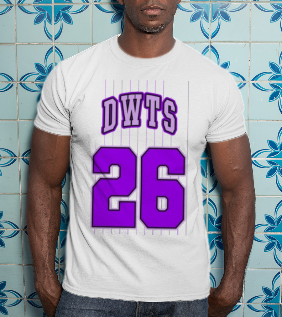 Dancing With The Stars DWTS Glitter Games 26 Jersey T-Shirt