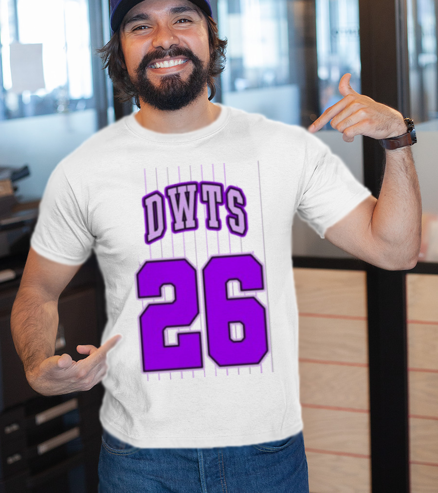 Dancing With The Stars DWTS Glitter Games 26 Jersey T-Shirt