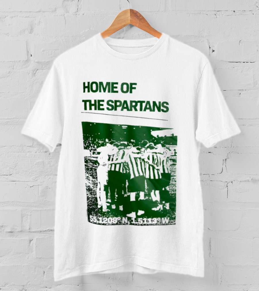 Home Of The Spartans 55.1208° N 15113° W T-Shirt