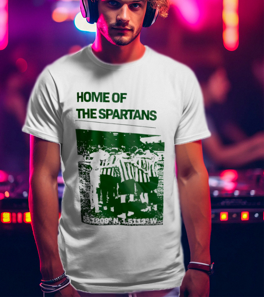 Home Of The Spartans 55.1208° N 15113° W T-Shirt