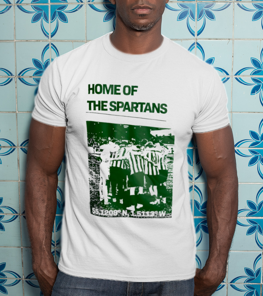Home Of The Spartans 55.1208° N 15113° W T-Shirt