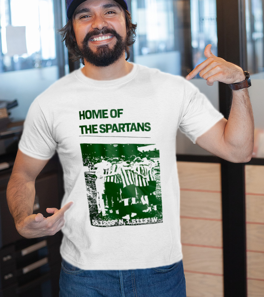 Home Of The Spartans 55.1208° N 15113° W T-Shirt