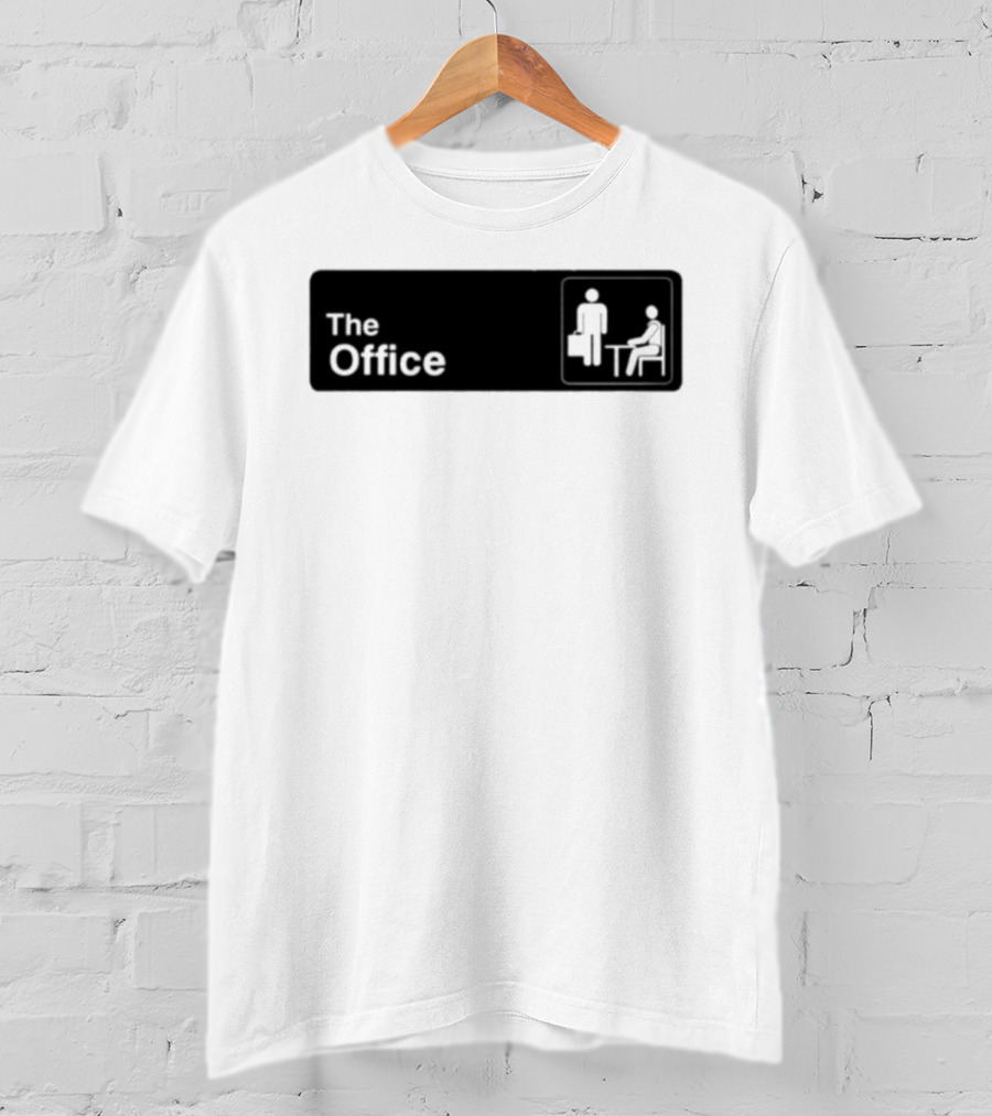 The Office TV Show Iconic Logo With Sitting And Standing Figures T-Shirt