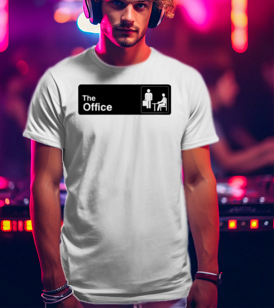 The Office TV Show Iconic Logo With Sitting And Standing Figures T-Shirt